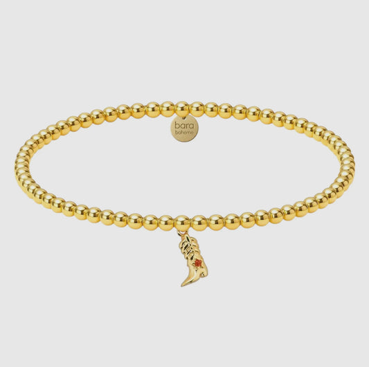Cowboy Boot Bracelet