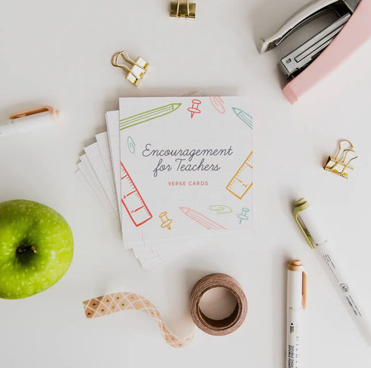 Encouragement For Teachers Verse Card Set