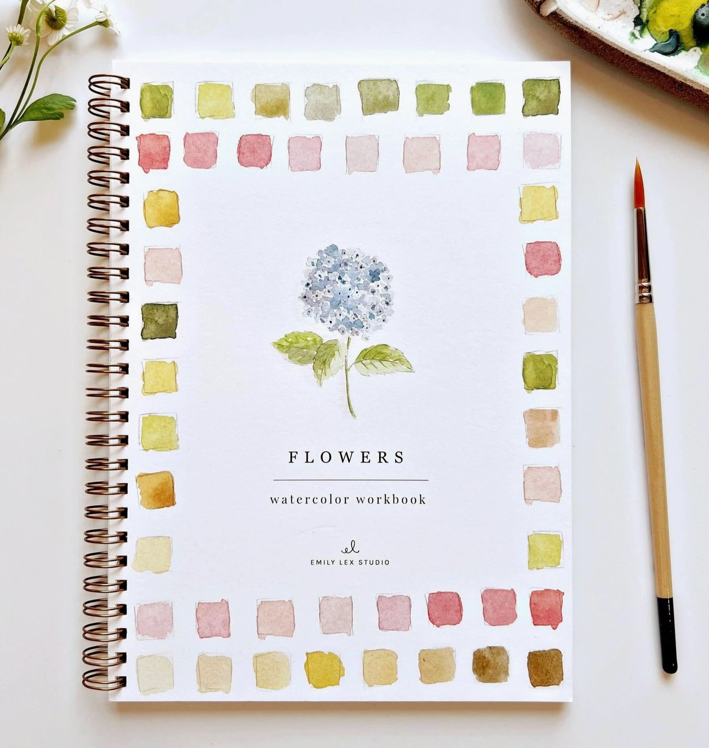 Emily Lex Flowers Watercolor Workbook