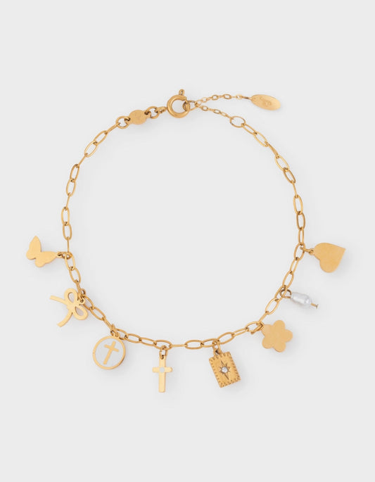 Elevated Faith l Transformation Charm Paperclip Chain Bracelet