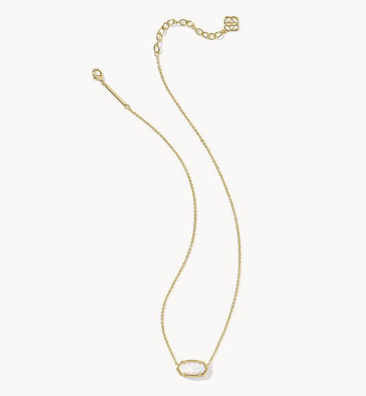 Elisa White Opal Necklace