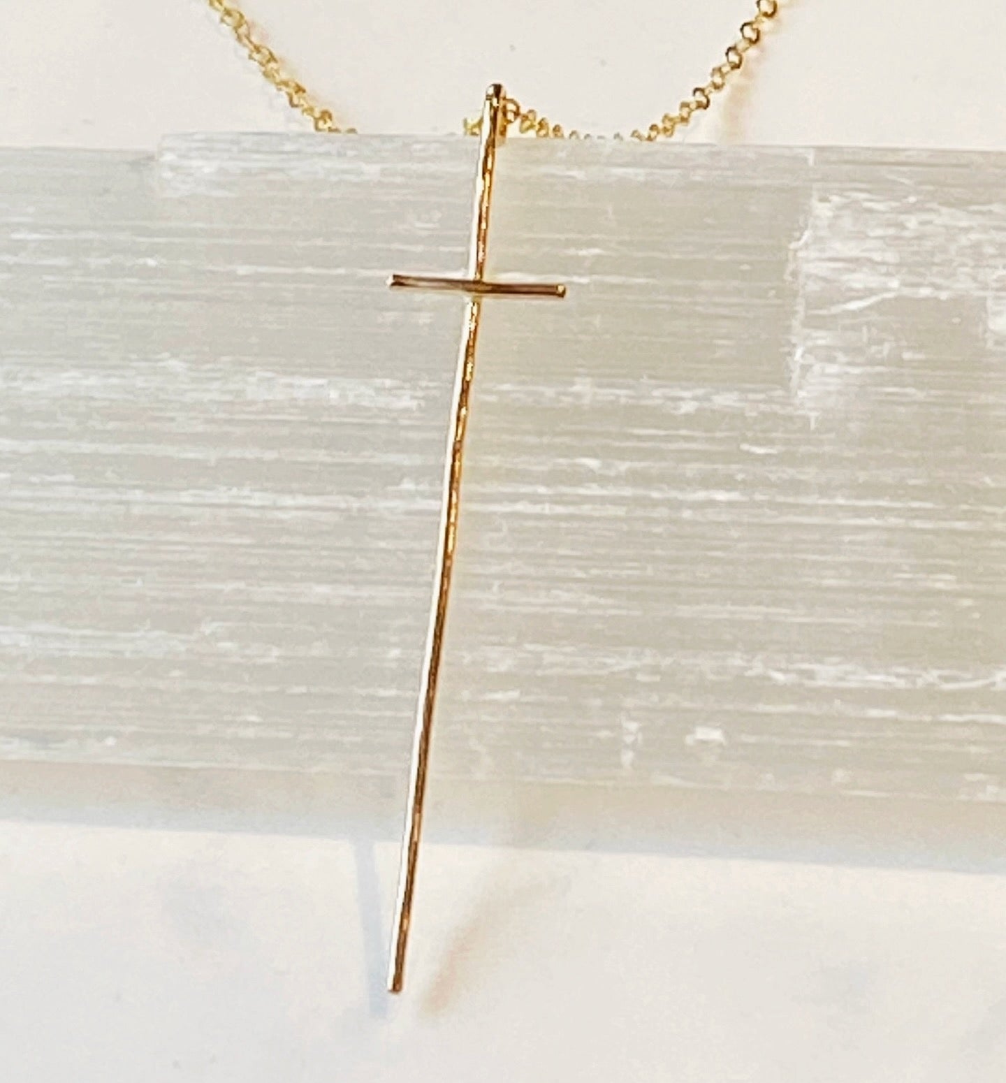 Modern Cross Necklace