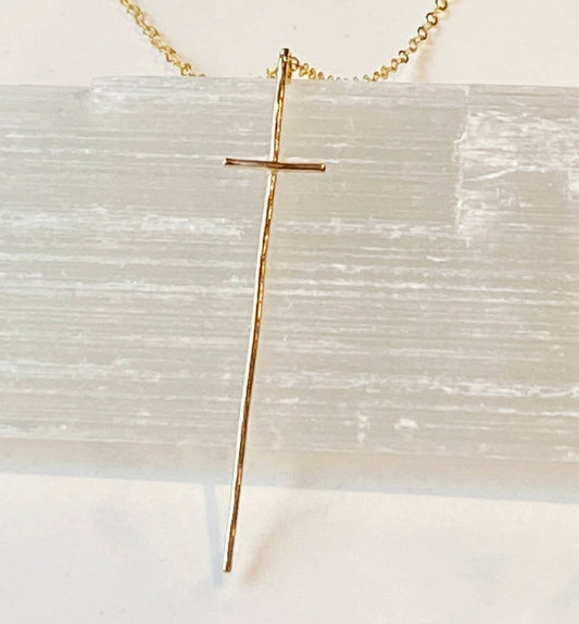 Modern Cross Necklace