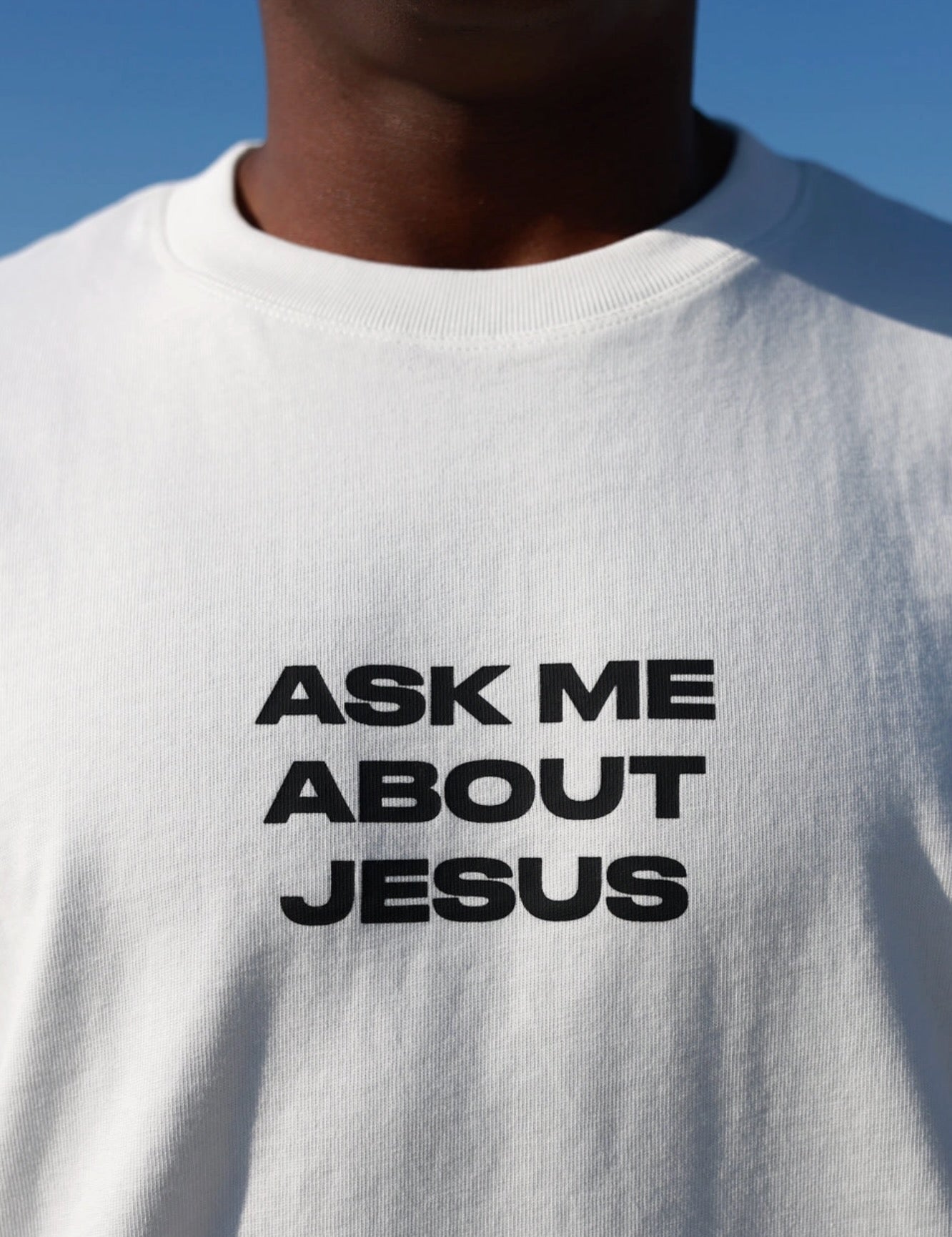 Elevated Faith Ask Me About Jesus T-Shirt