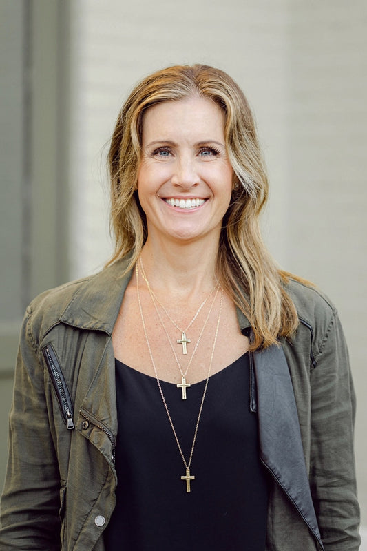 Madison Sterling Titus 3:4-5 Cross Necklace