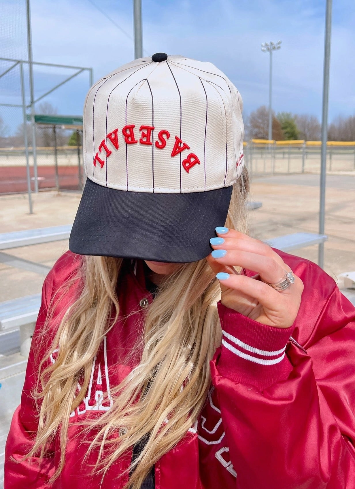 Baseball Stripe Vintage Hat