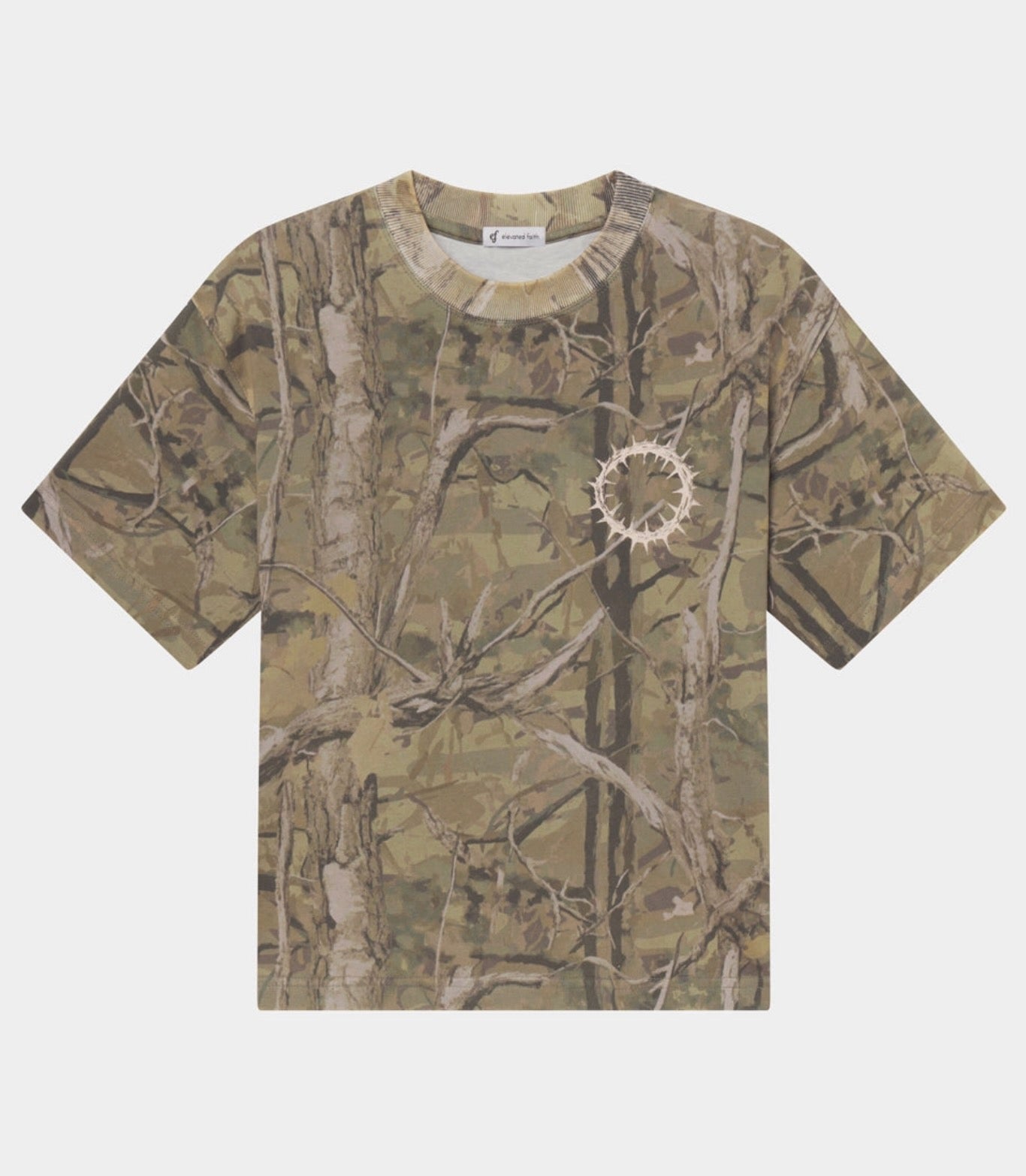 Elevated Faith l The Sacrifice Camo Heavyweight Tee