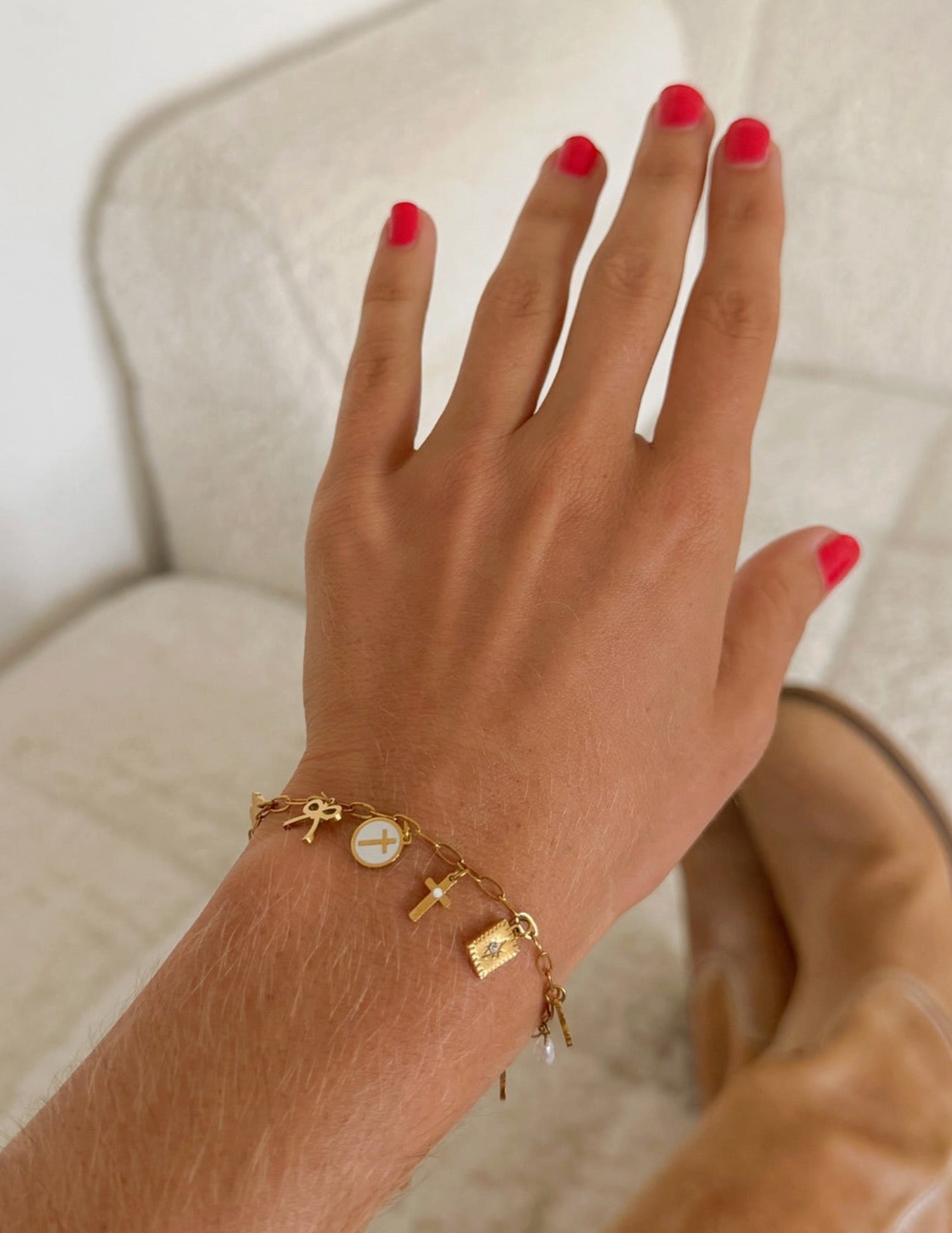 Elevated Faith l Transformation Charm Paperclip Chain Bracelet