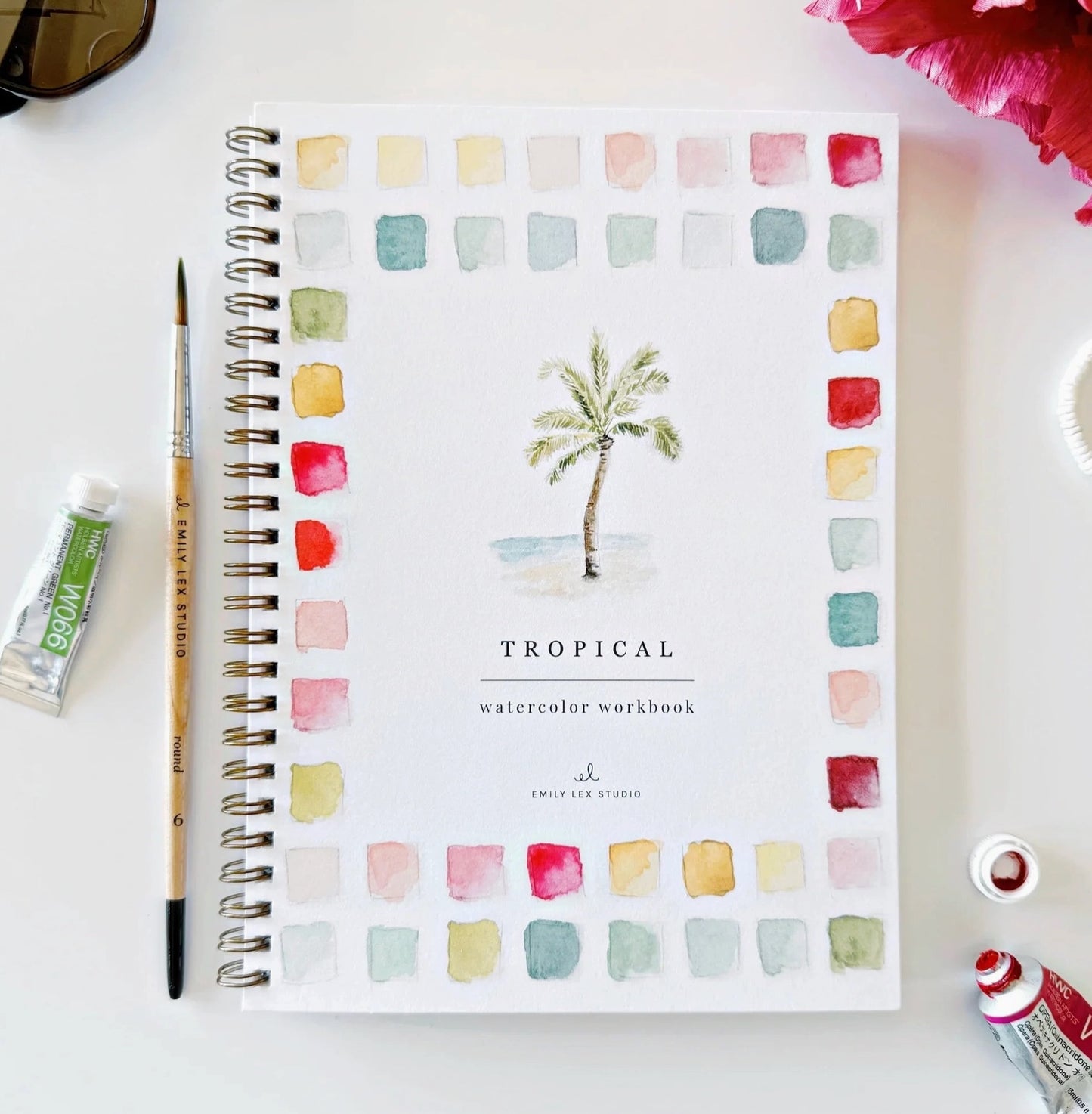 Emily Lex Tropical Watercolor Workbook