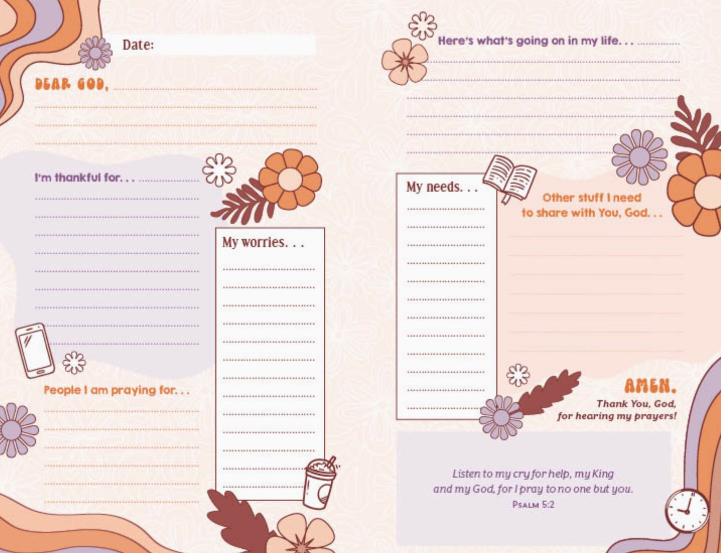 The Prayer Map for Teen Girls