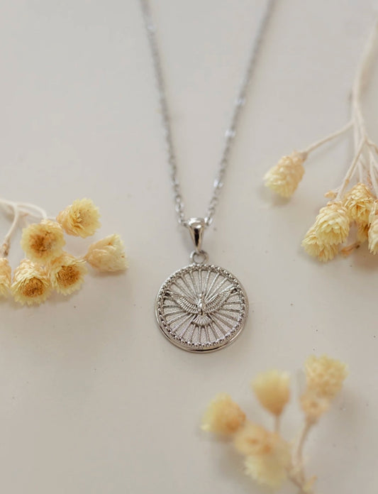 Silver Dove Necklace