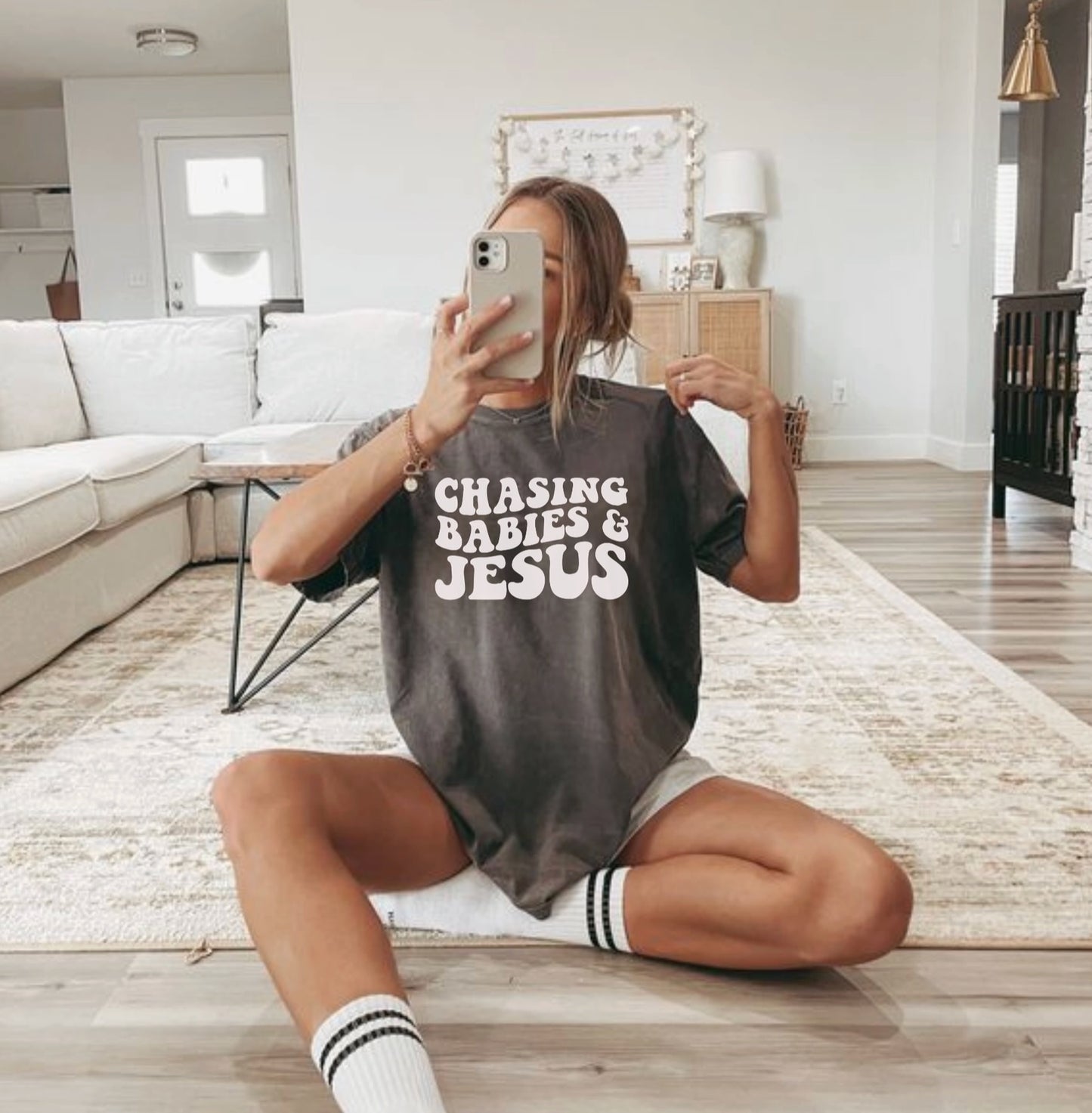 Chasing Babies + Jesus T-Shirt