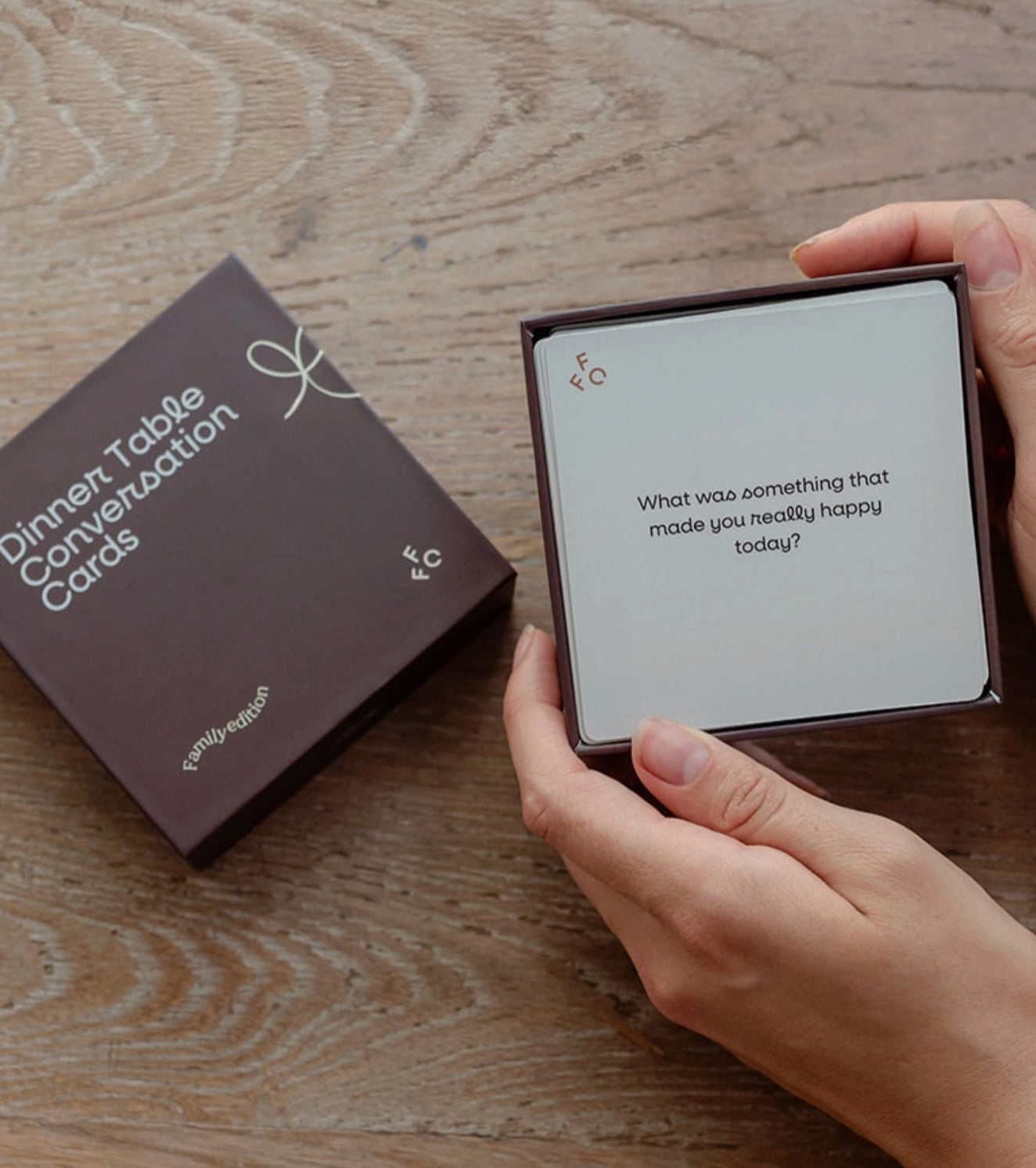 Dinner Table Conversation Cards: Family Edition