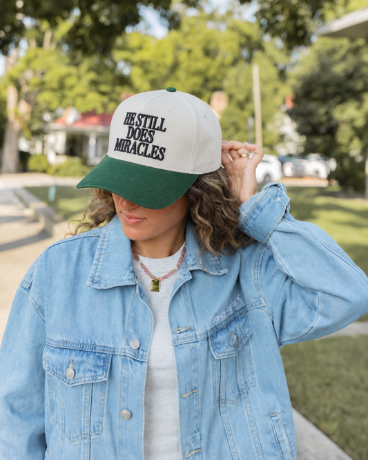 He Still Does Miracles | Embroidered Christian Snapback Hat