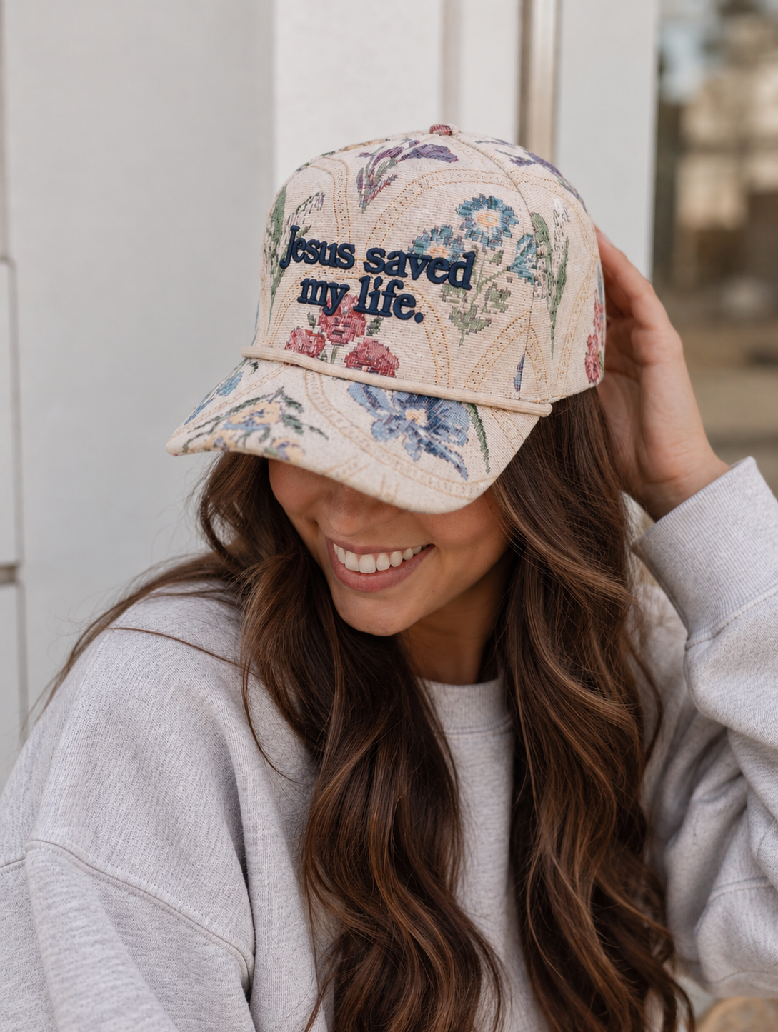 Jesus Saved My Life | Embroidered Christian Hat