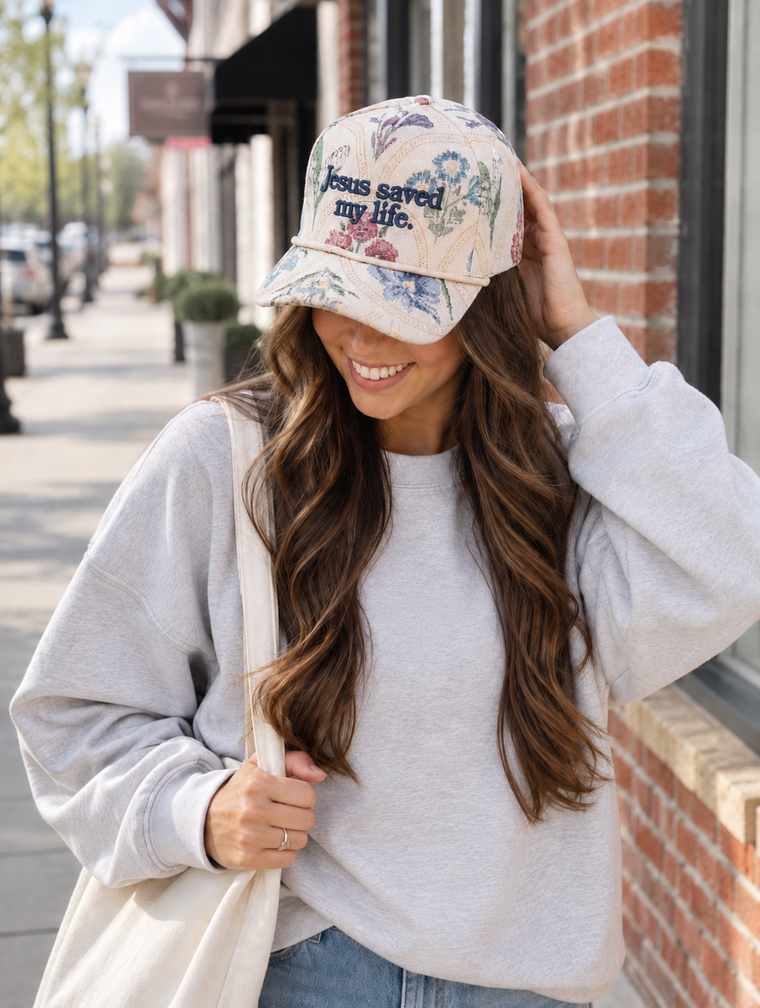 Jesus Saved My Life | Embroidered Christian Hat