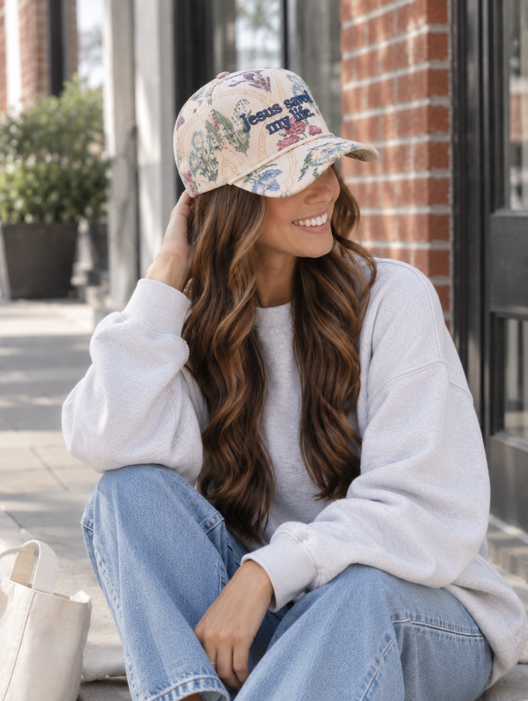 Jesus Saved My Life | Embroidered Christian Hat