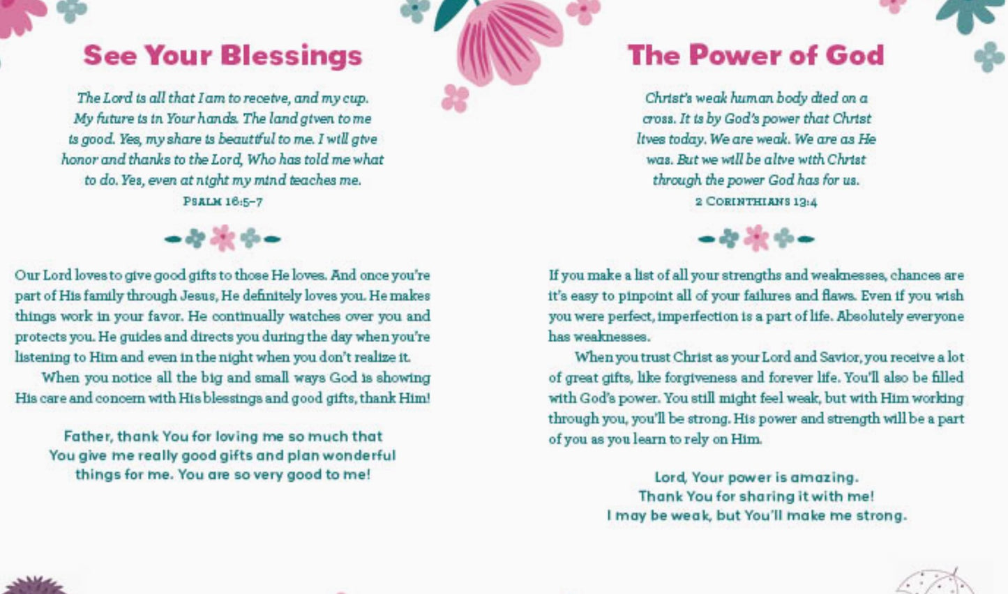 God Is So Good: Devotions and Prayers for Girls