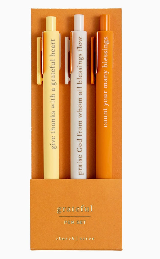 Grateful Bible Study Pen Set