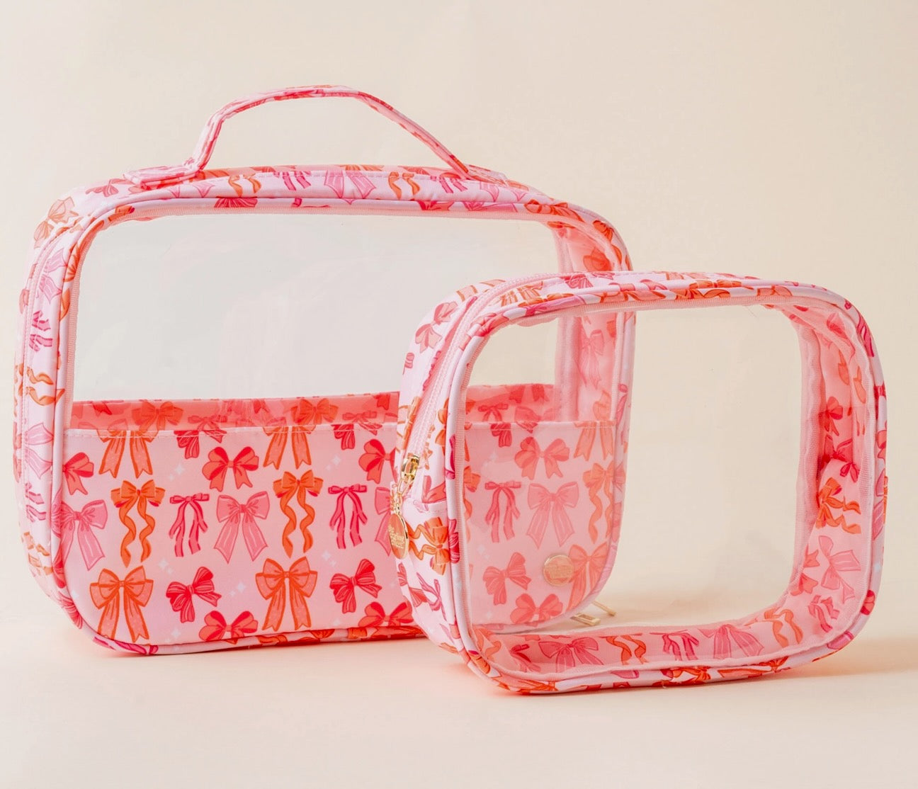 Blushing Bows Cosmetic Bag