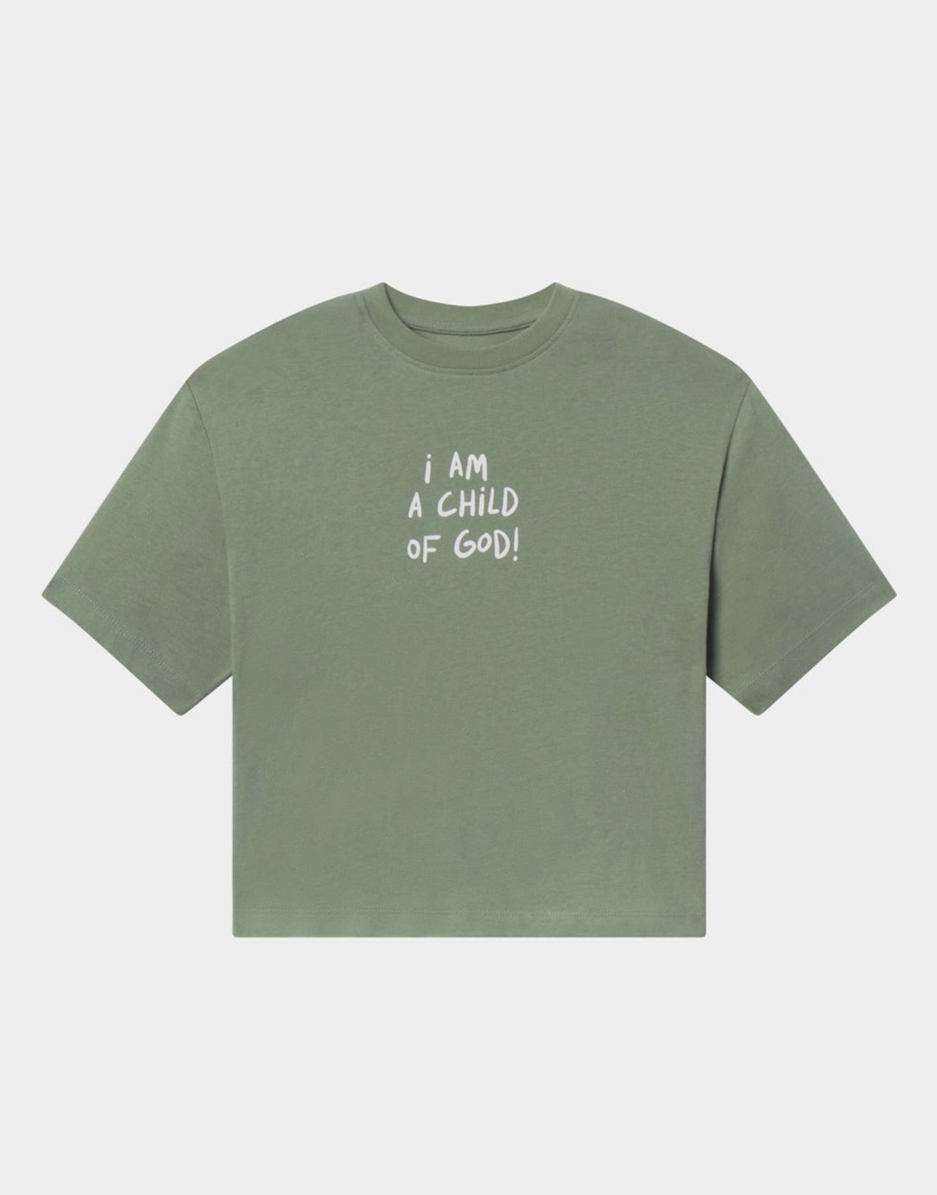 Elevated Faith l Child of God Cropped Women's Tee
