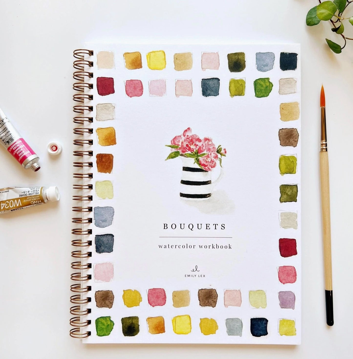 Emily Lex Bouquets Watercolor Workbook