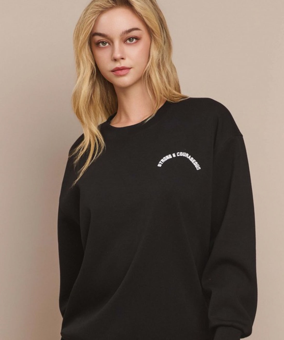 Strong & Courageous Pullover