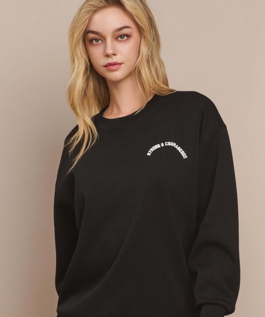 Strong & Courageous Pullover