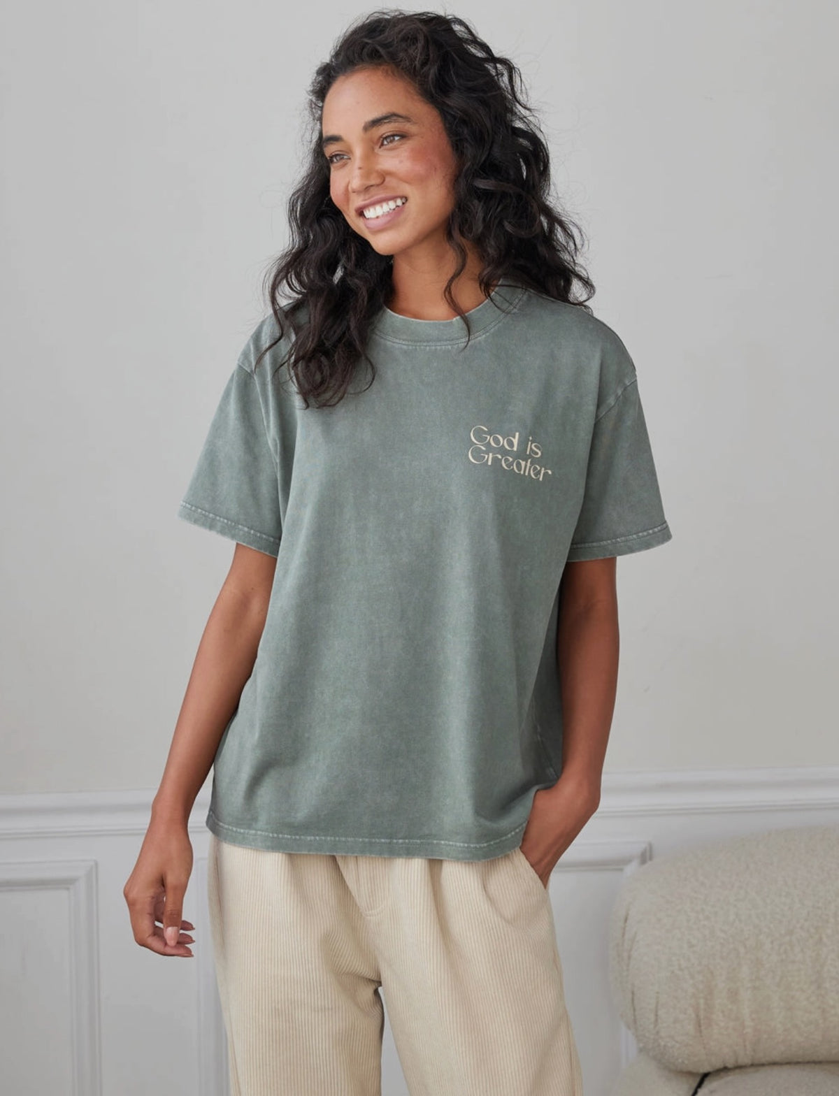 Elevated Faith l God Is Greater T-Shirt