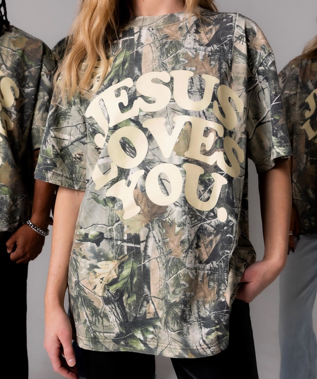 Jesus Loves You Camo T-Shirt