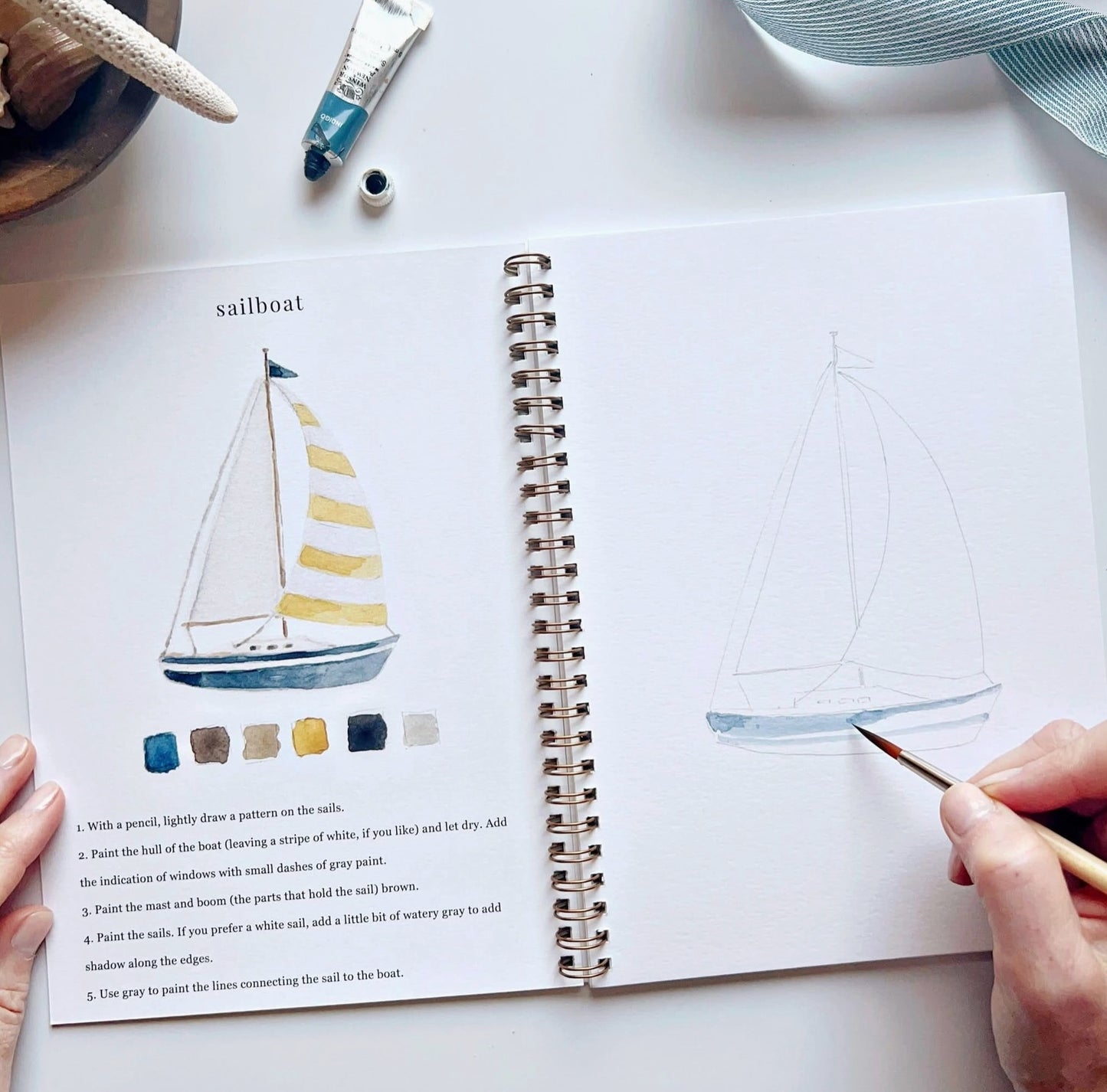 Emily Lex Seaside Watercolor Workbook