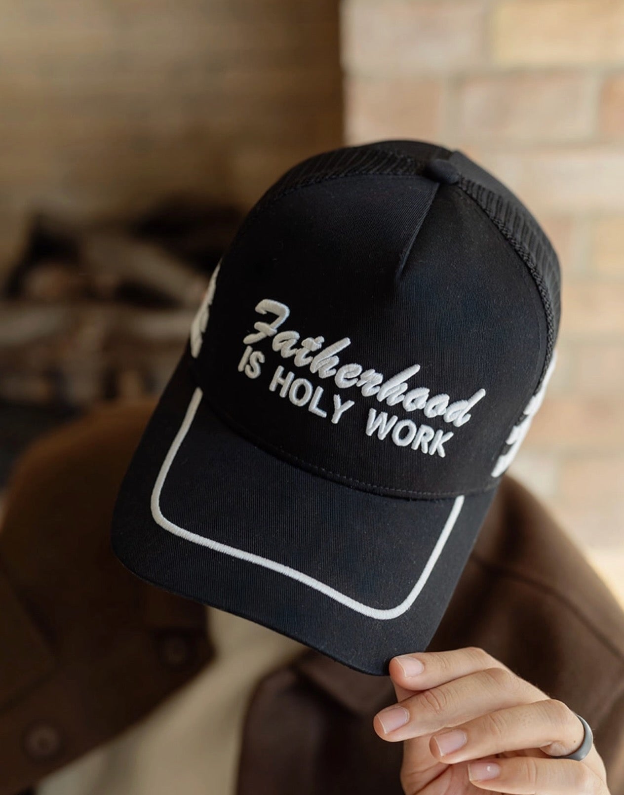 Fatherhood Is Holy Work Hat