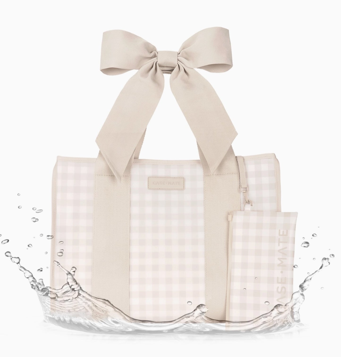 Case-Mate Ballet Pink Bow Jelly Tote Bag
