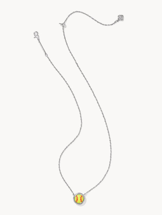 Kendra Scott Softball Pendant Necklace