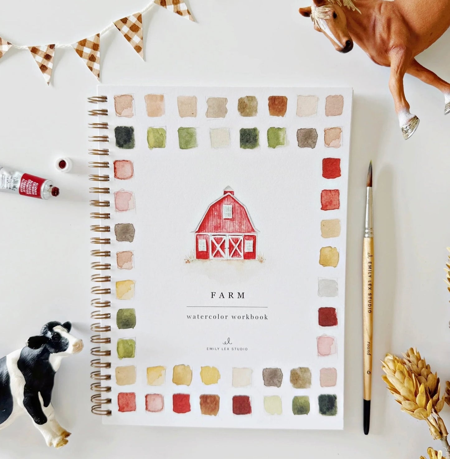 Emily Lex Farm Watercolor Workbook