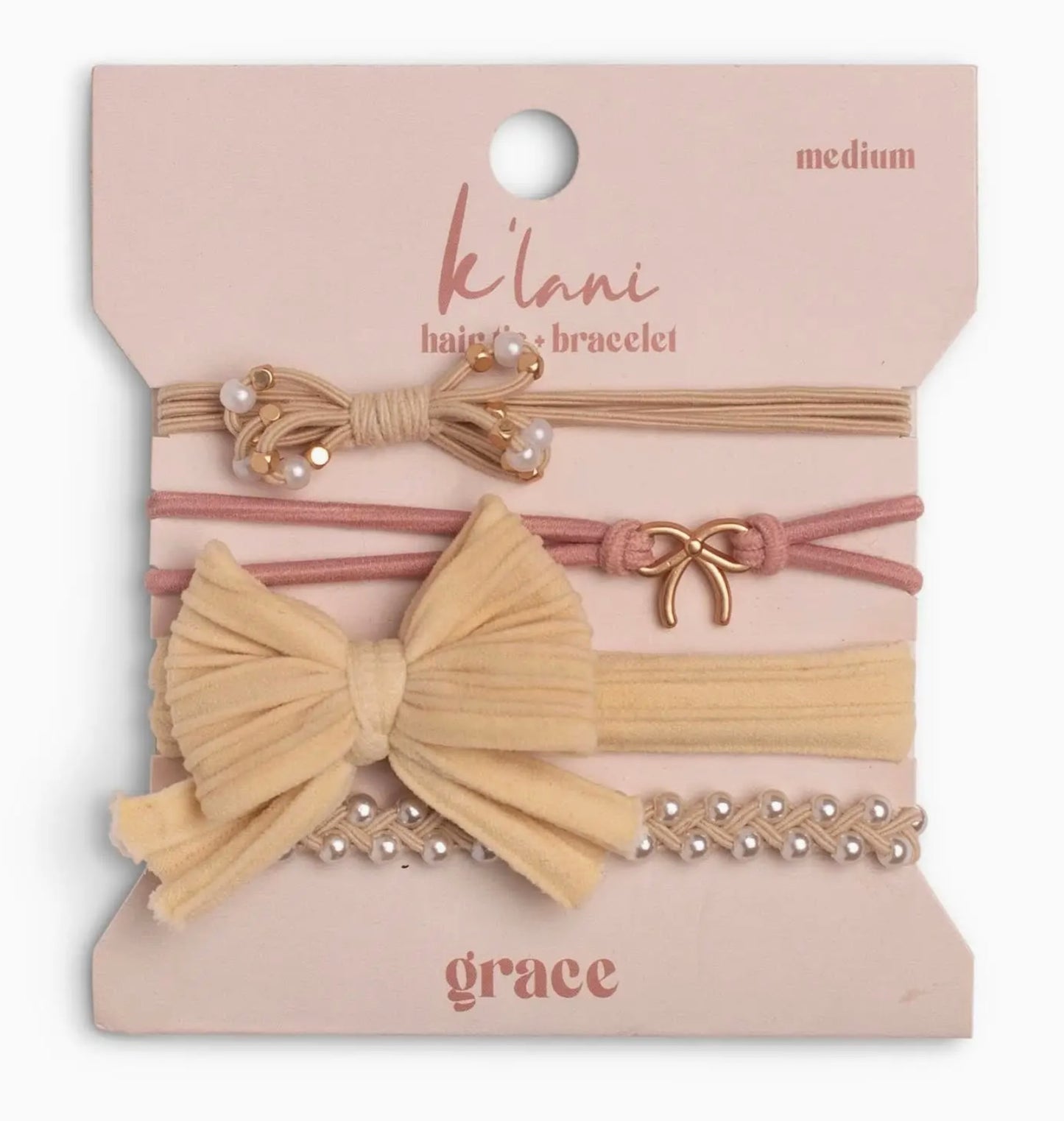 K'lani Grace Hair Tie + Bracelet