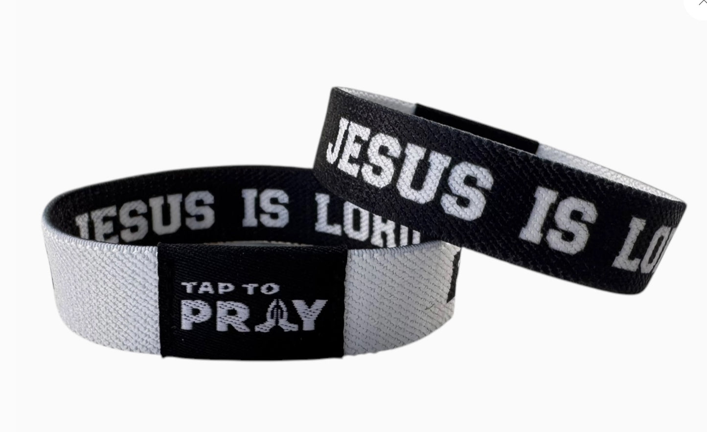 Tap to Pray Bracelet- Pink/Blue Size X-Small
