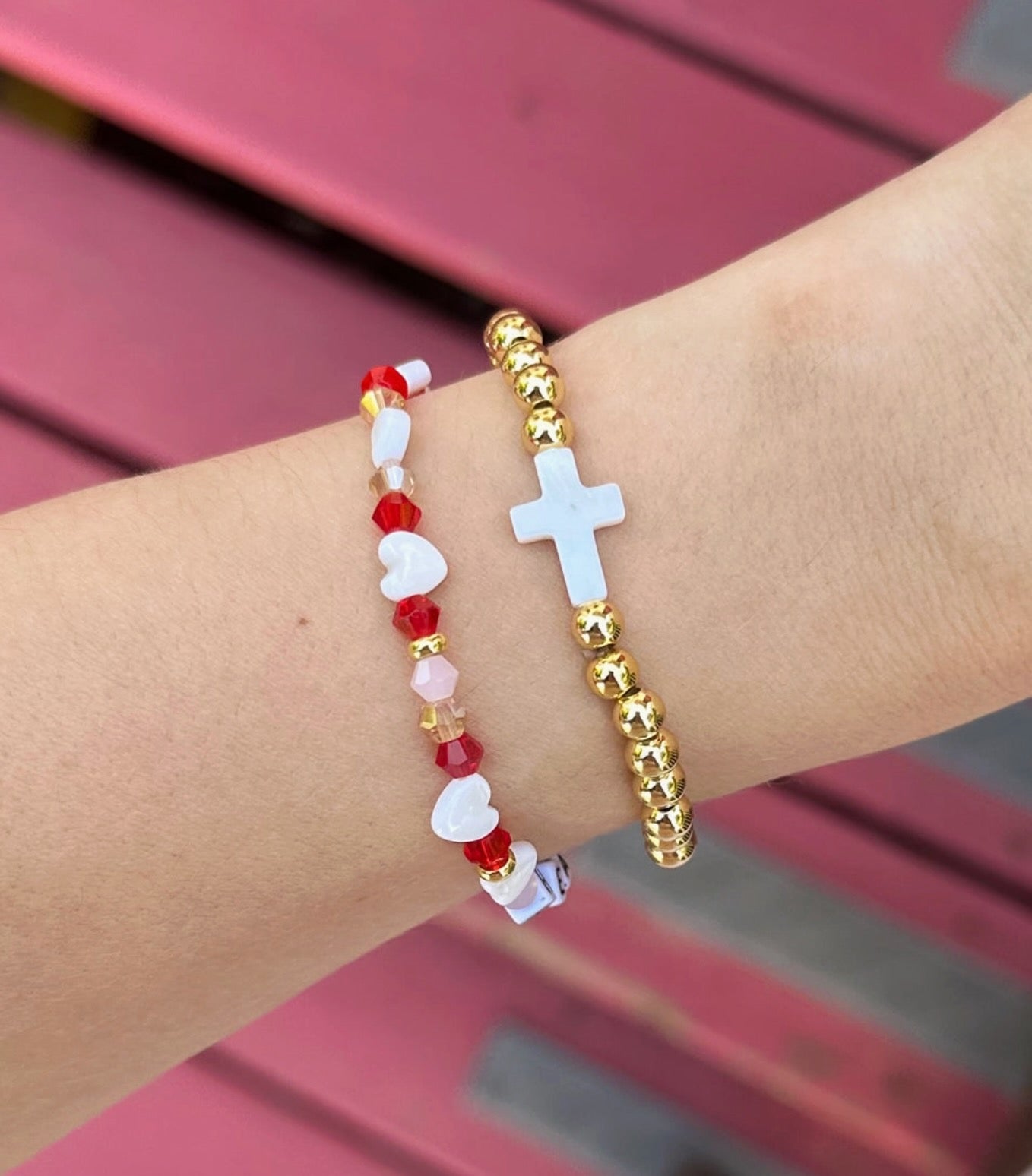 Elevated Faith l Gold Cross Bracelet