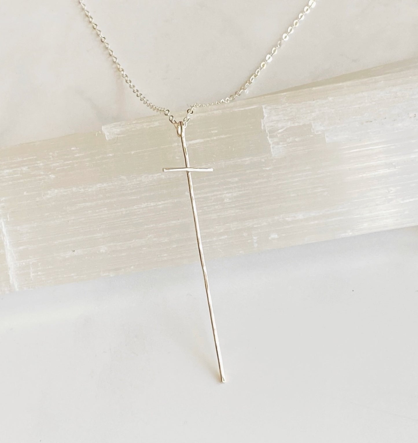 Modern Cross Necklace