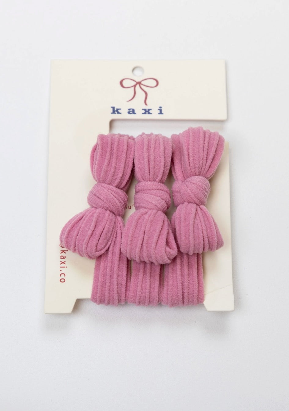 Kaxi Bow Slick Back Hair Ties