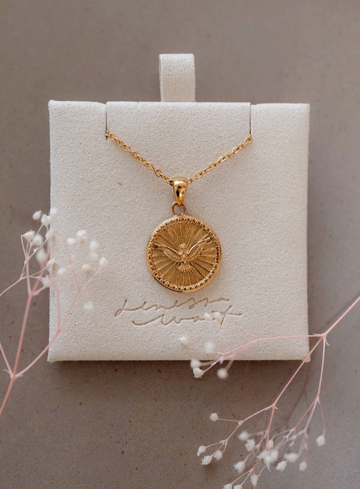 Gold Dove Necklace